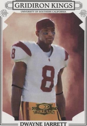 2007 Donruss Threads Dwayne Jarrett #CGK-9