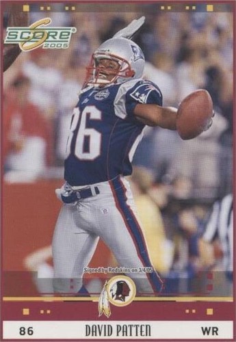 2005 Score David Patten #167
