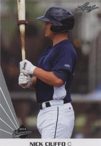 2013 Leaf Memories - Nick Ciuffo #B-NC1