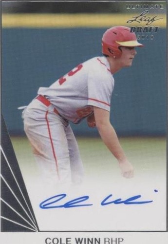 2018 Leaf Ultimate Draft - Cole Winn #BA-CW1