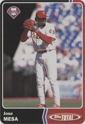 2003 Topps Total - Jose Mesa #555