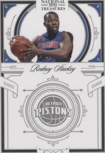 2009-10 Playoff National Treasures - Rodney Stuckey #29