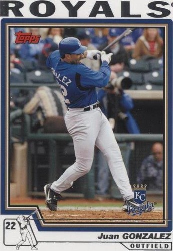 2004 Topps - Juan González #604