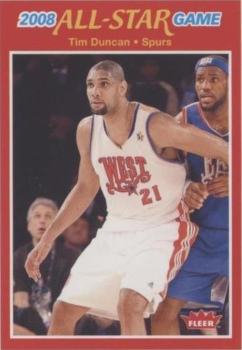 2008-09 Fleer - Tim Duncan/LeBron James #130