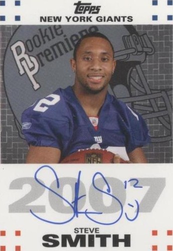 2007 Topps Steve Smith #RPA-SS