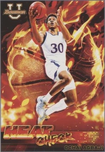 2021-22 Bowman University - Ochai Agbaji #HC-3