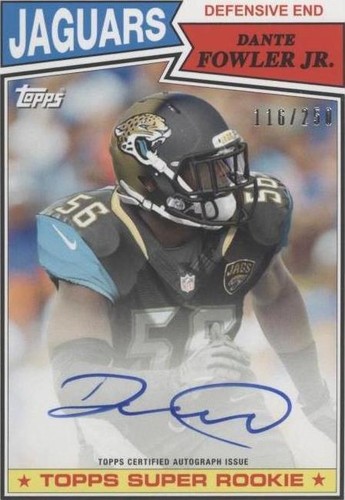 2015 Topps Dante Fowler Jr. #87A-DFO