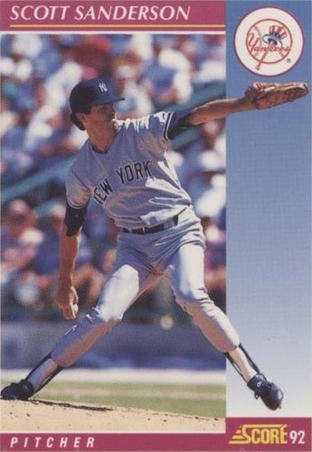 1992 Score - Scott Sanderson #211