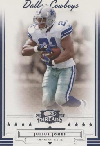 2006 Donruss Threads Julius Jones #3