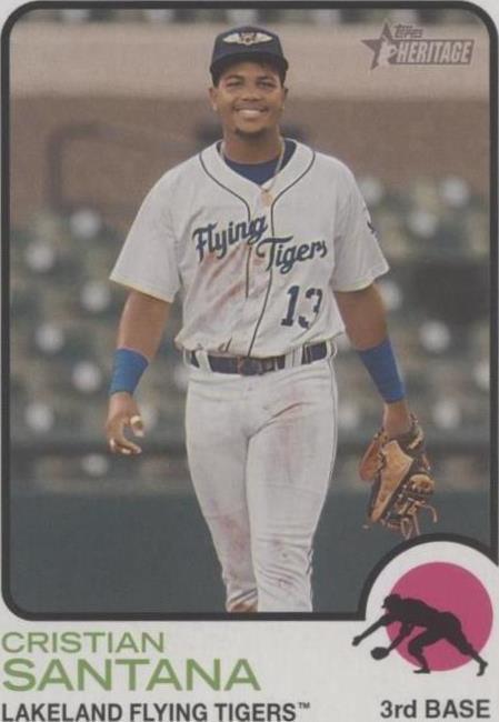 2022 Topps Heritage Minor League Edition - Cristian Santana #98