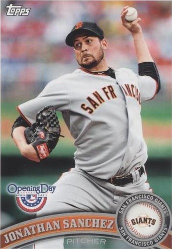 2011 Topps Opening Day - Jonathan Sanchez #108