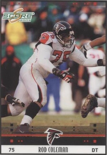 2005 Score Rod Coleman #15