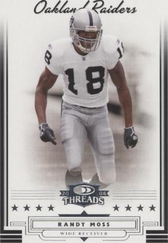 2006 Donruss Threads Randy Moss #112