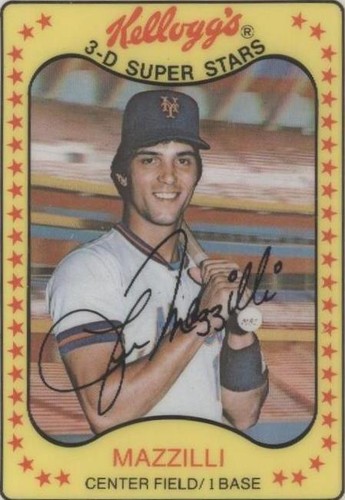 1981 Kellogg's 3-D Super Stars - Lee Mazzilli #46