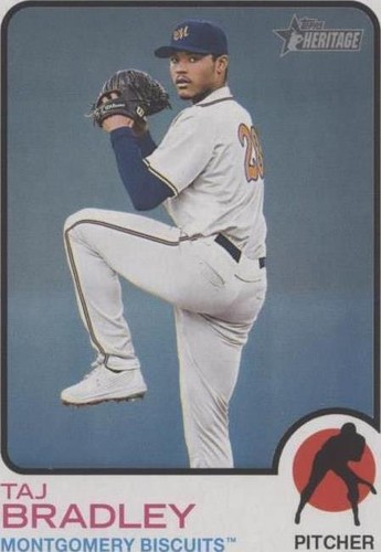 2022 Topps Heritage Minor League Edition - Taj Bradley #124
