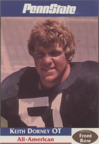 1992 Front Row Penn State Nittany Lions All-Americans Keith Dorney #13
