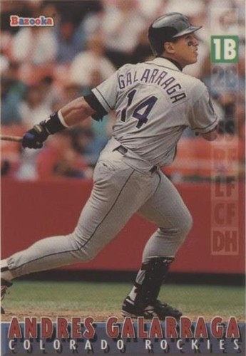 1995 Topps Bazooka - Andres Galarraga #83