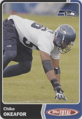 2003 Topps Total Chike Okeafor #82