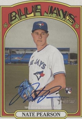 2021 Topps Heritage - Nate Pearson #ROA-NP