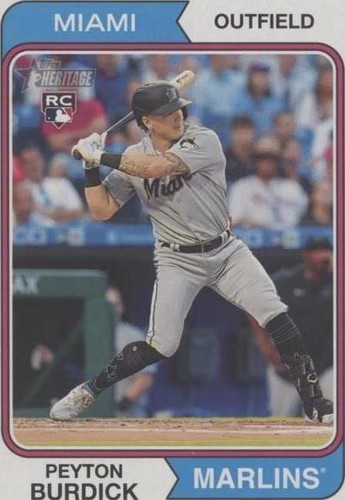 2023 Topps Heritage - Peyton Burdick #322