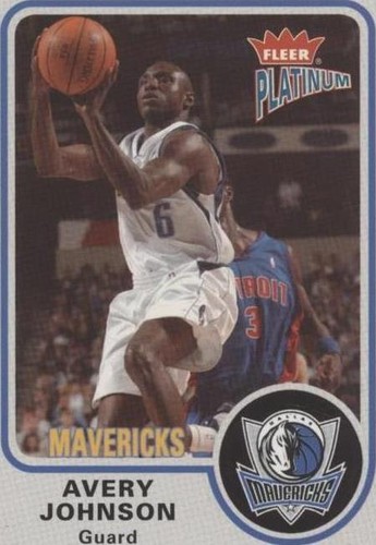 2002-03 Fleer Platinum - Avery Johnson #45