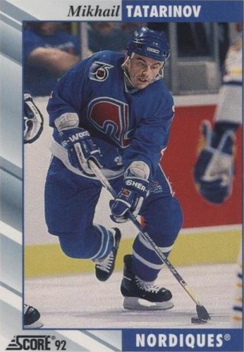 1992-93 Score - Mikhail Tatarinov #107