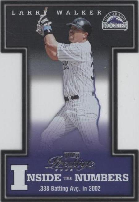 2003 Playoff Prestige - Larry Walker #IN-25
