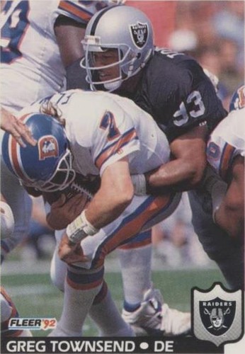 1992 Fleer Greg Townsend #204