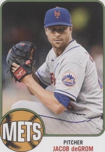 2022 Topps Throwback Thursday #TBT - Jacob deGrom #100