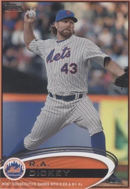 Topps Update Series 2012 - R. A. Dickey #US141