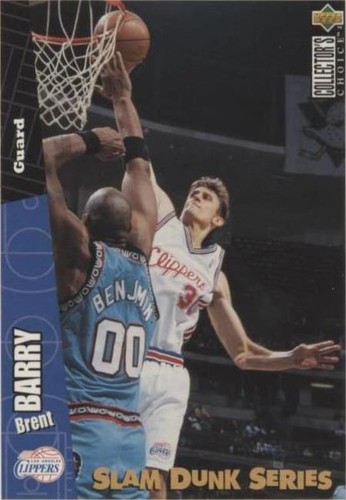1996-97 Upper Deck Collector's Choice Nestlé Slam Dunk Series - Brent Barry #14