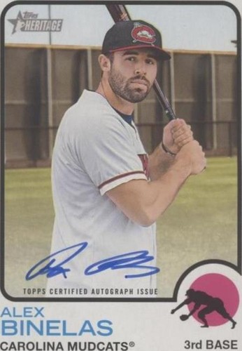 2022 Topps Heritage Minor League Edition - Alex Binelas #ROA-AB