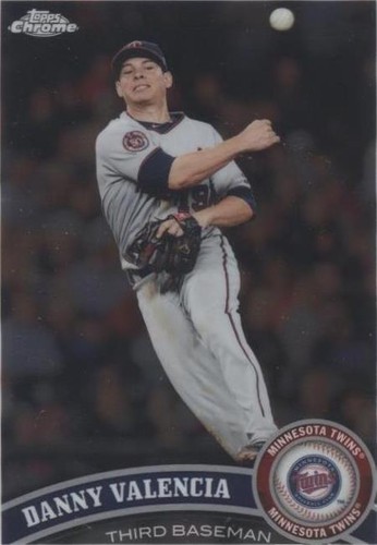 2011 Topps Chrome - Danny Valencia #41
