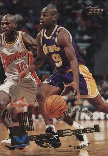 1995-96 Topps #WK2 Nick Van Exel Whiz Kids Insert Card Los