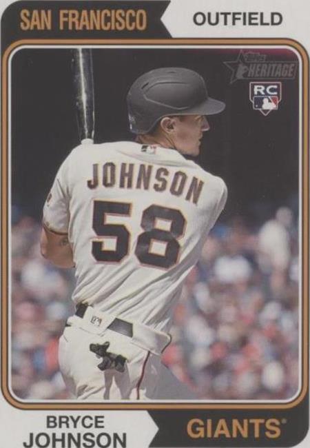 2023 Topps Heritage - Bryce Johnson #353