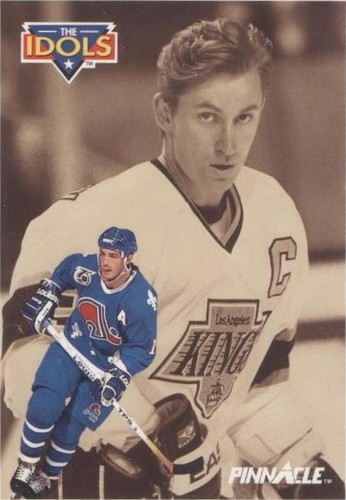 1991-92 Pinnacle French - Joe Sakic Wayne Gretzky #381