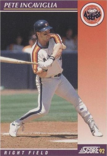 1992 Score Rookie & Traded - Pete Incaviglia #17T