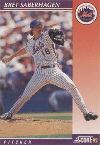 1992 Score Rookie & Traded - Bret Saberhagen #20T