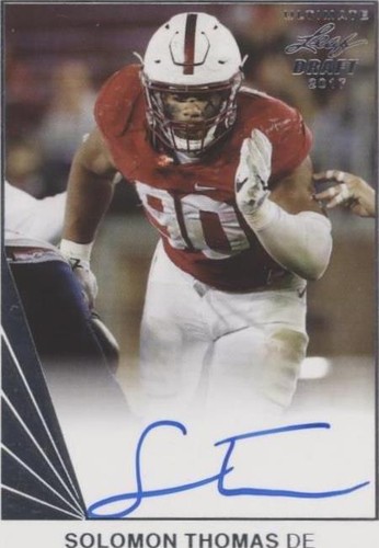 2017 Leaf Ultimate Draft Solomon Thomas #UBA-ST1