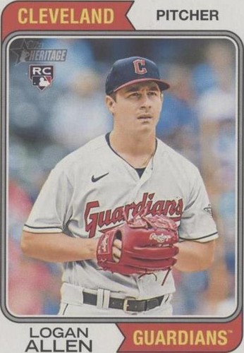 2023 Topps Heritage High Number - Logan Allen #565