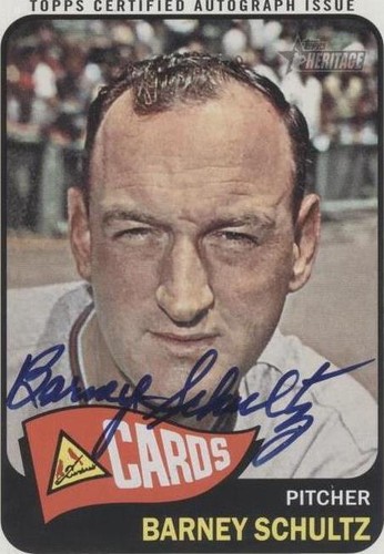 2014 Topps Heritage - Barney Schultz #ROA-BSC