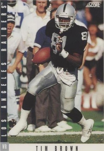 1993 Score Tim Brown #21