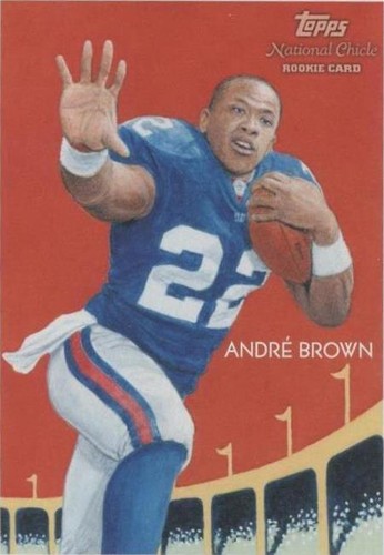 2009 Topps National Chicle Andre Brown #C83