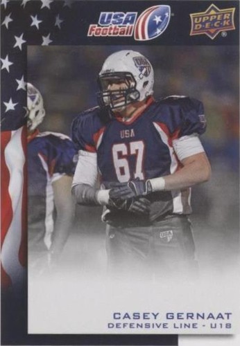2014 Upper Deck USA Football Casey Gernaat #76
