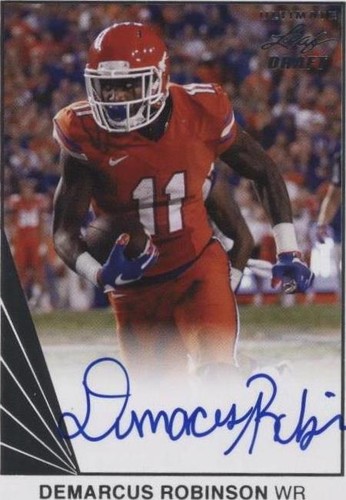 2016 Leaf Ultimate Draft Demarcus Robinson #BA-DMR