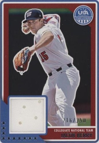 2023 Panini USA Baseball Stars & Stripes - Jacob Berry #USAM-JB