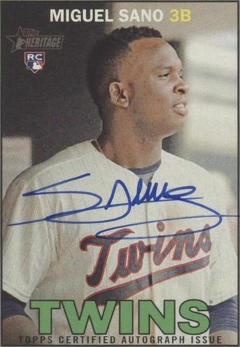 2016 Topps Heritage - Miguel Sanó #ROA-MS