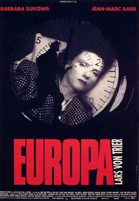 Lars von Trier Barbara Sukowa Jean Marc Barr Europa Orig. Filmplakat A1 GEROLLT