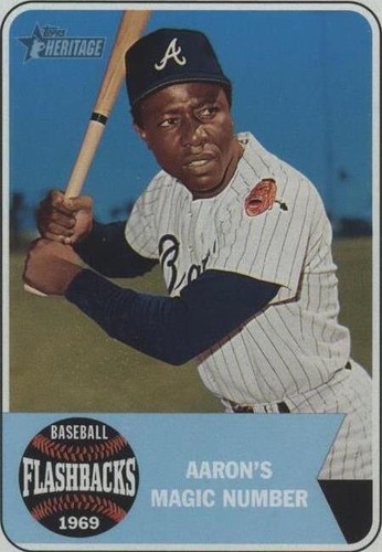 2018 Topps Heritage - Hank Aaron #BF-HA