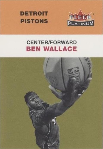 2001-02 Fleer Platinum - Ben Wallace #19